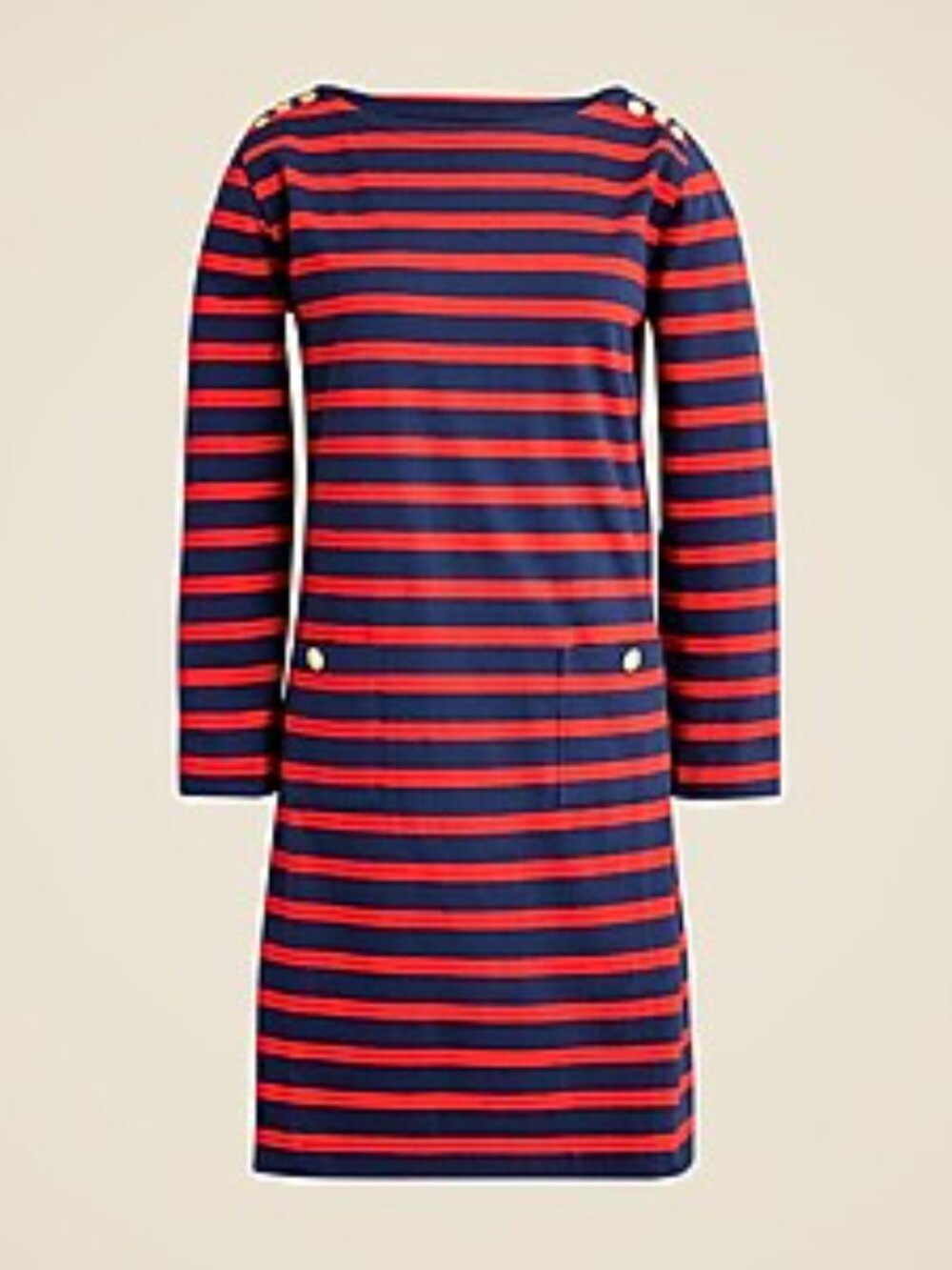 J.Crew Mariner cloth shirt-dress with gold buttons - XXL - Picture 3 of 7